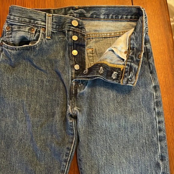Levi’s Authentic Original 501 Button Fly Jeans Sz 30 x 30 - Picture 3 of 14